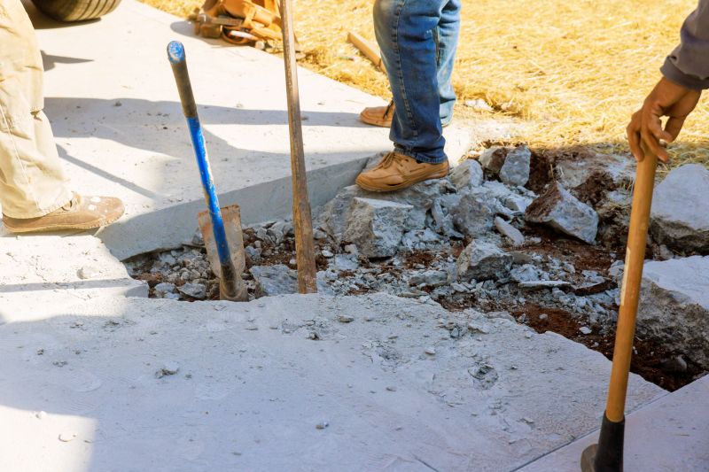 Patio Slab Demolition in Bergen County, NJ